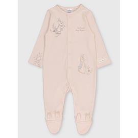 Peter Rabbit Pink Sleepsuit