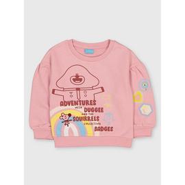 Hey Duggee Pink Slogan Sweatshirt