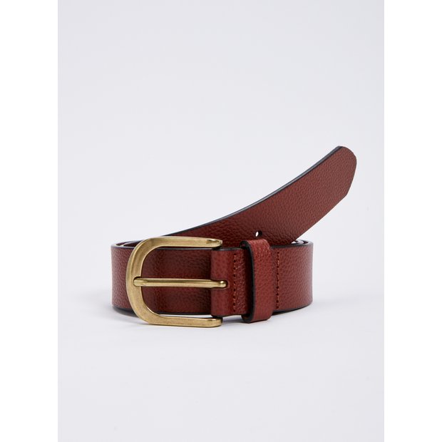 Buy Tan Leather Belt L Belts Argos