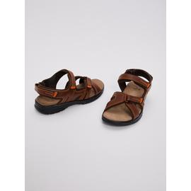 Sole Comfort Brown Leather Sandals
