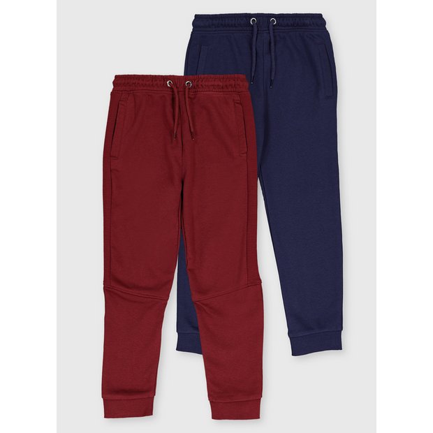 Buy Rib Side Panel Joggers 2 Pack 3 years Trousers and joggers Tu