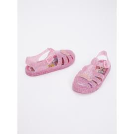 Disney Princess Pink Glittery Jelly Shoes