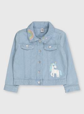 Blue Denim Unicorn Coord Jacket