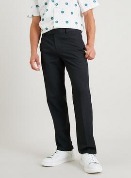 Tailored Fit Gabardine Trousers  