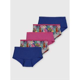 Tropical Bright Shorts-Style Briefs 5 Pack