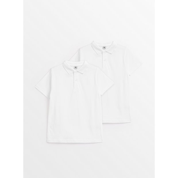 Sainsbury's white polo on sale shirts