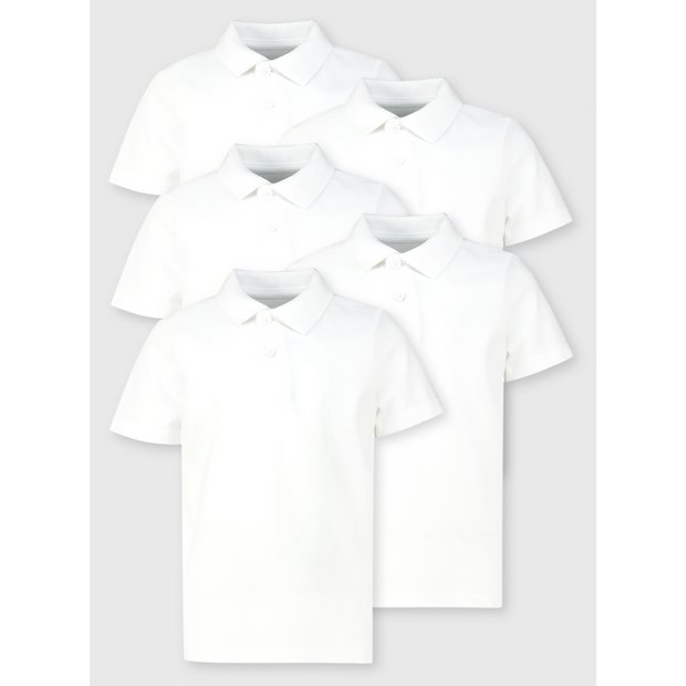 Best white school polo shirts sale