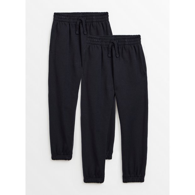 Buy Black Joggers 2 Pack 6 years, PE kits