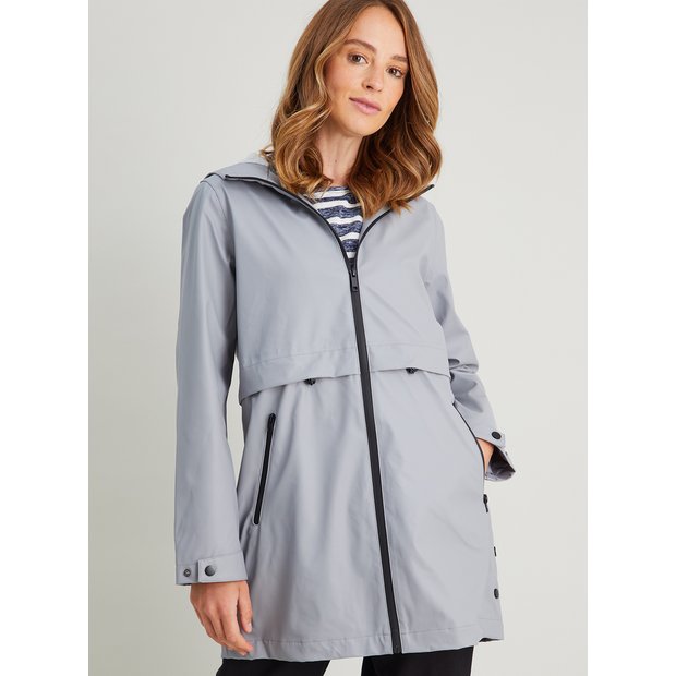 Buy Grey Rubber Waterproof Raincoat - 12 | Coats | Tu