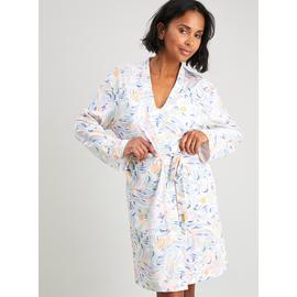 Pastel Floral Soft Touch Dressing Gown