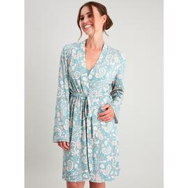 Green Paisley Dressing Gown