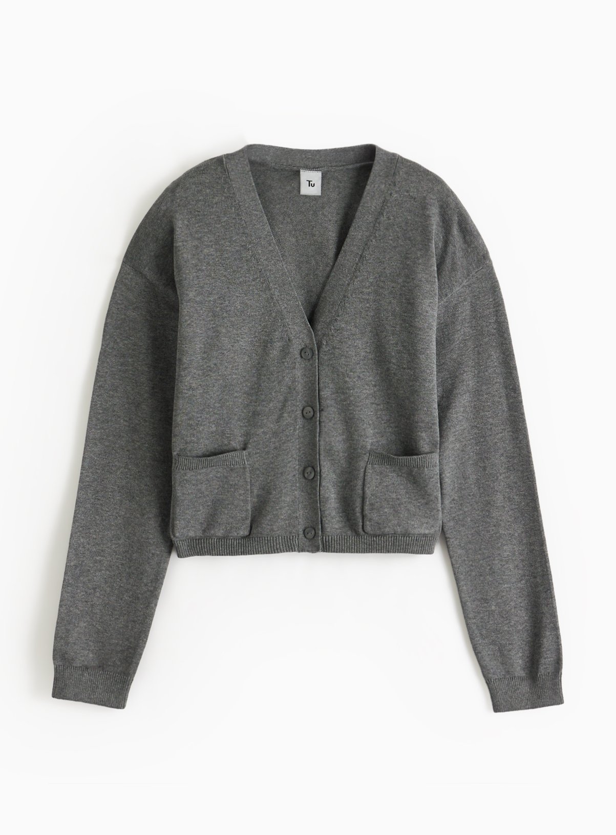 Grey V-Neck Cardigan 16 years