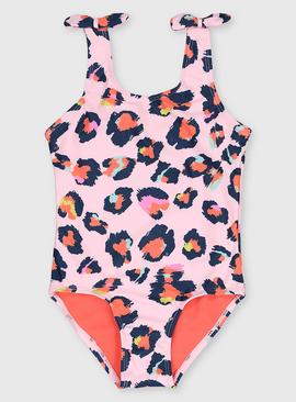 Kids Family Leopard Print Swimsuit