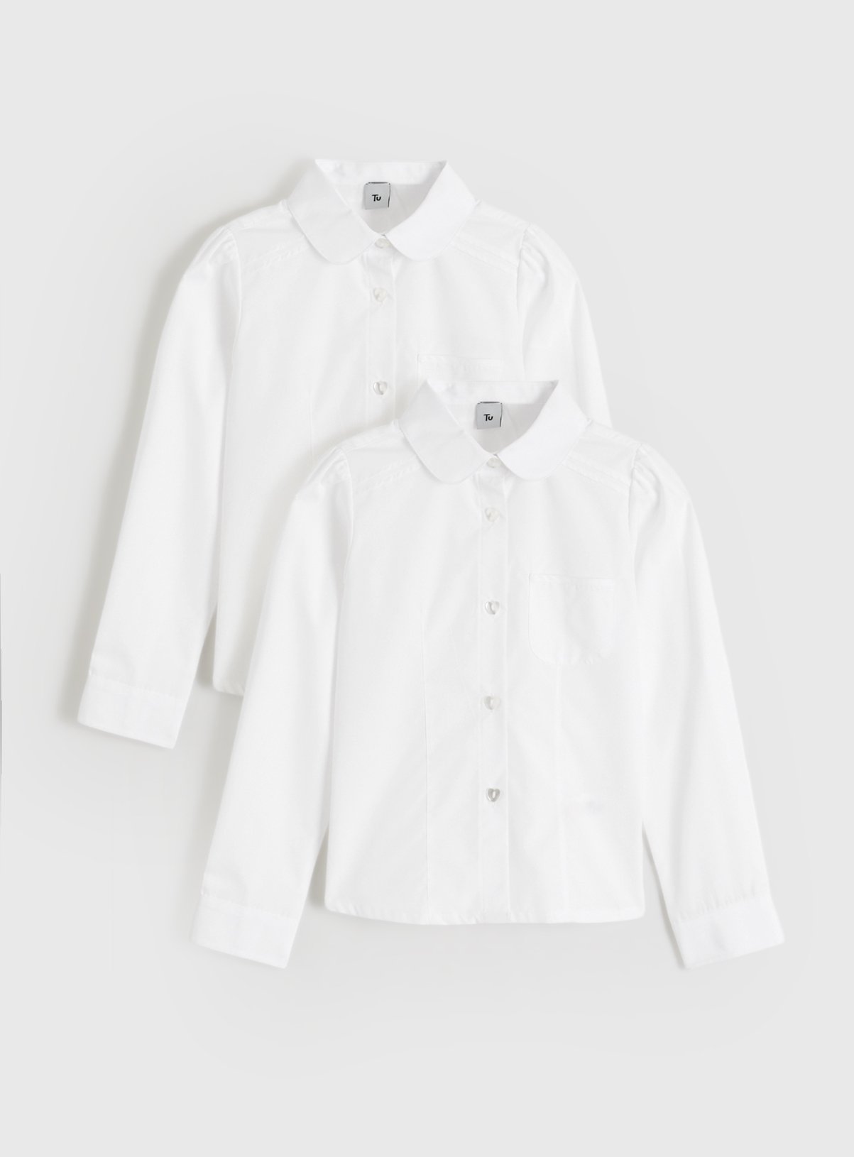 2 Pack Pleated Shoulder Blouses 12 years