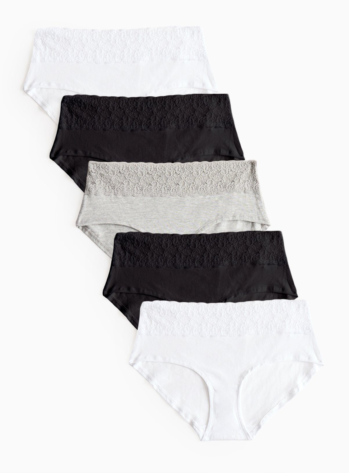 Comfort Lace Knicker Shorts 5 Pack 