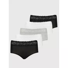 Mono Comfort Lace Full Knickers 5 Pack