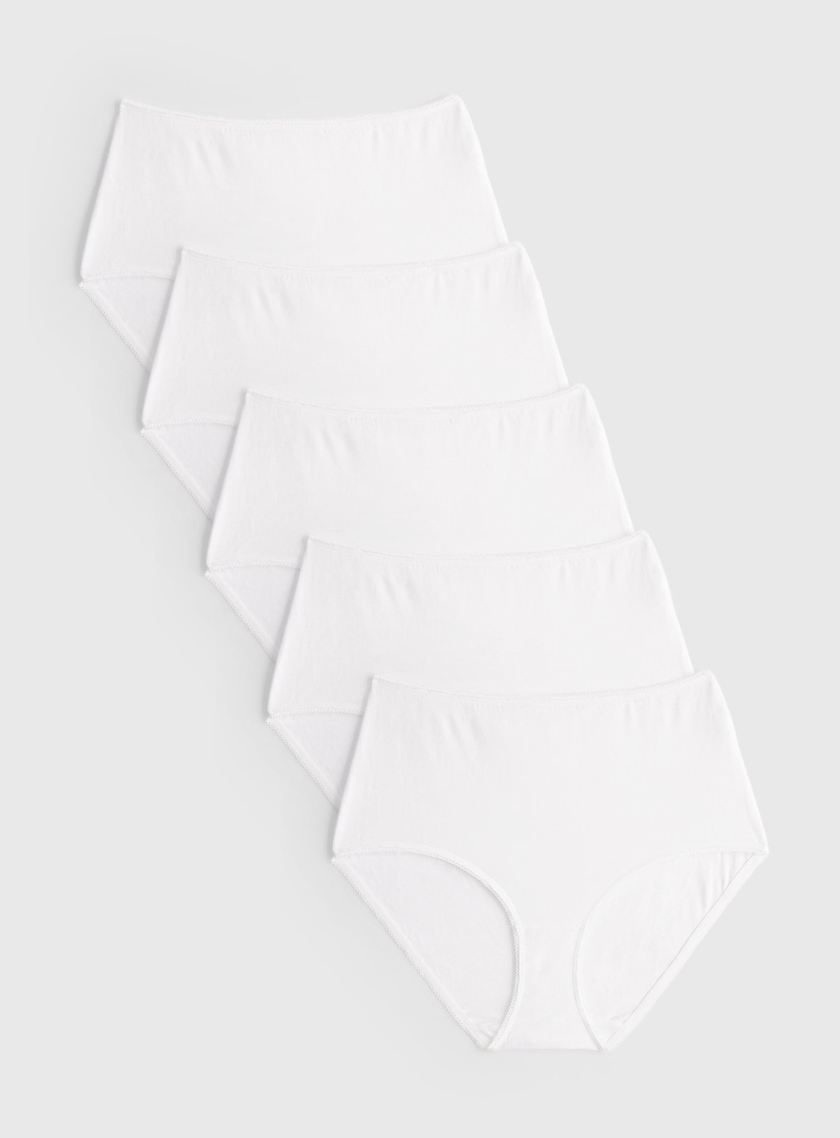 White Full Knickers 5 Pack 20