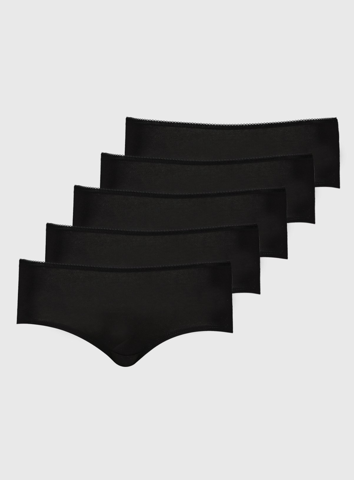 Black Knicker Shorts 5 Pack