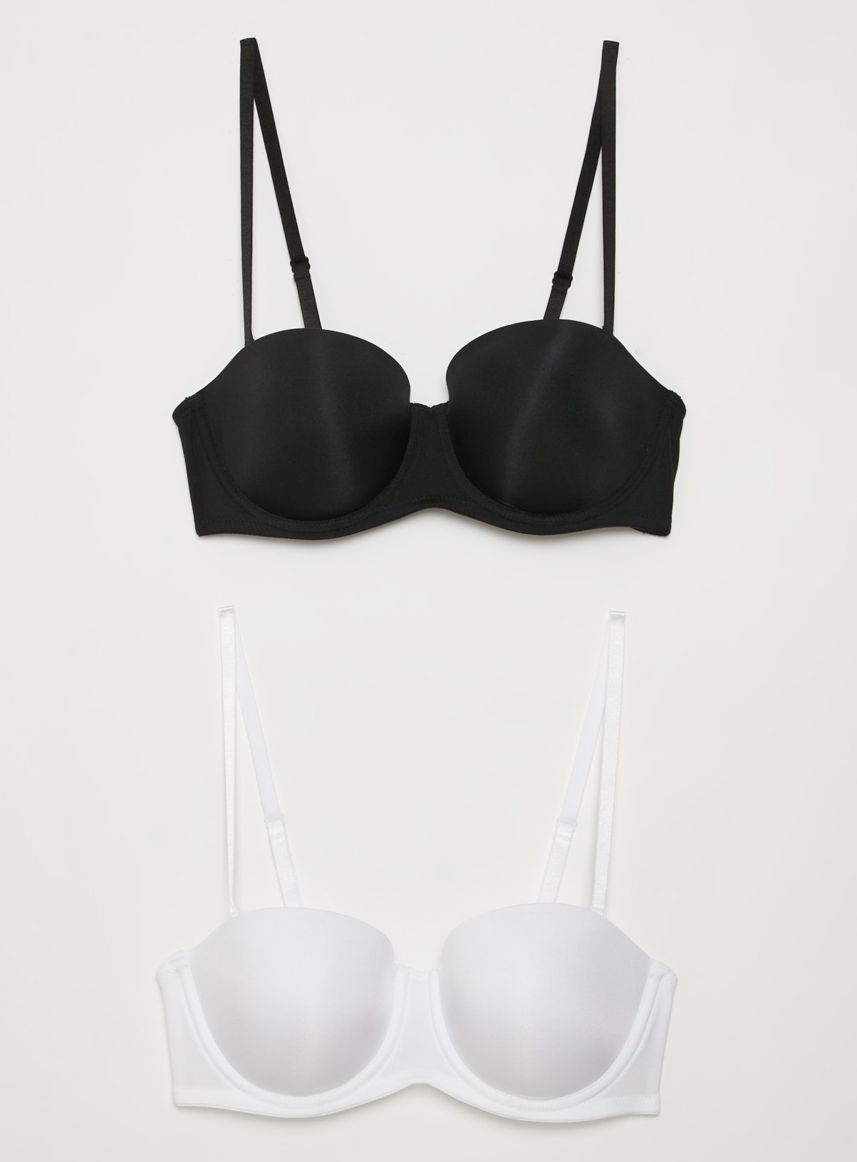 Black & White Multiway Balcony Bra 2 Pack 