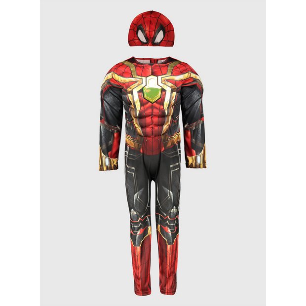 Spider-Man Miles Morales Character Armor Style Boxer Briefs Black