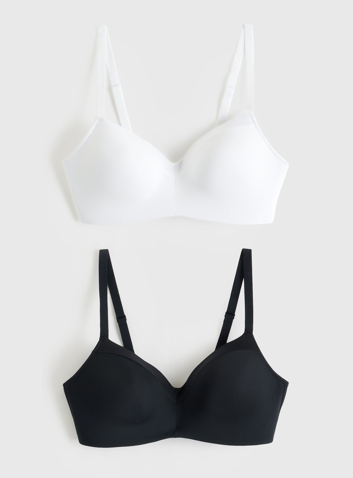 Non Wired T-Shirt Balcony Bra 2 Pack