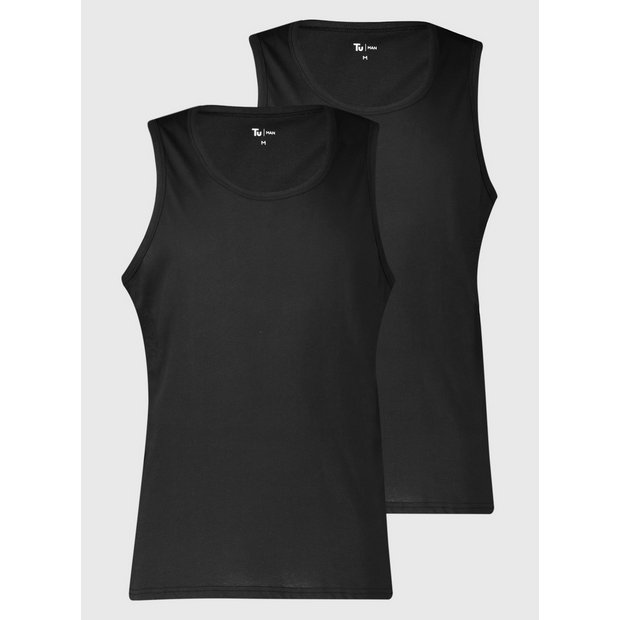 2 Pack Black Vests