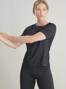 Active Black Short Sleeve T-Shirt 