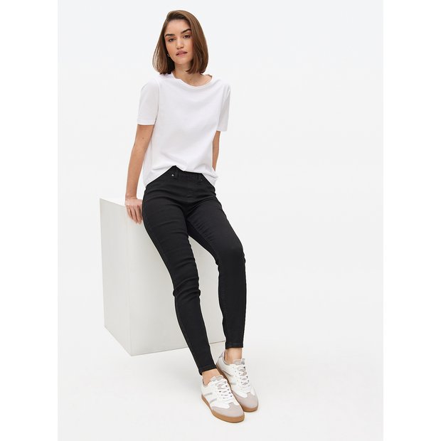 Black Denim Jeggings (Tu Clothing) – Versatile Everyday Wardrobe Staple for Just £12.50 on Sainsbury's Tu
