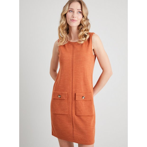 Burnt orange hotsell jumper dress