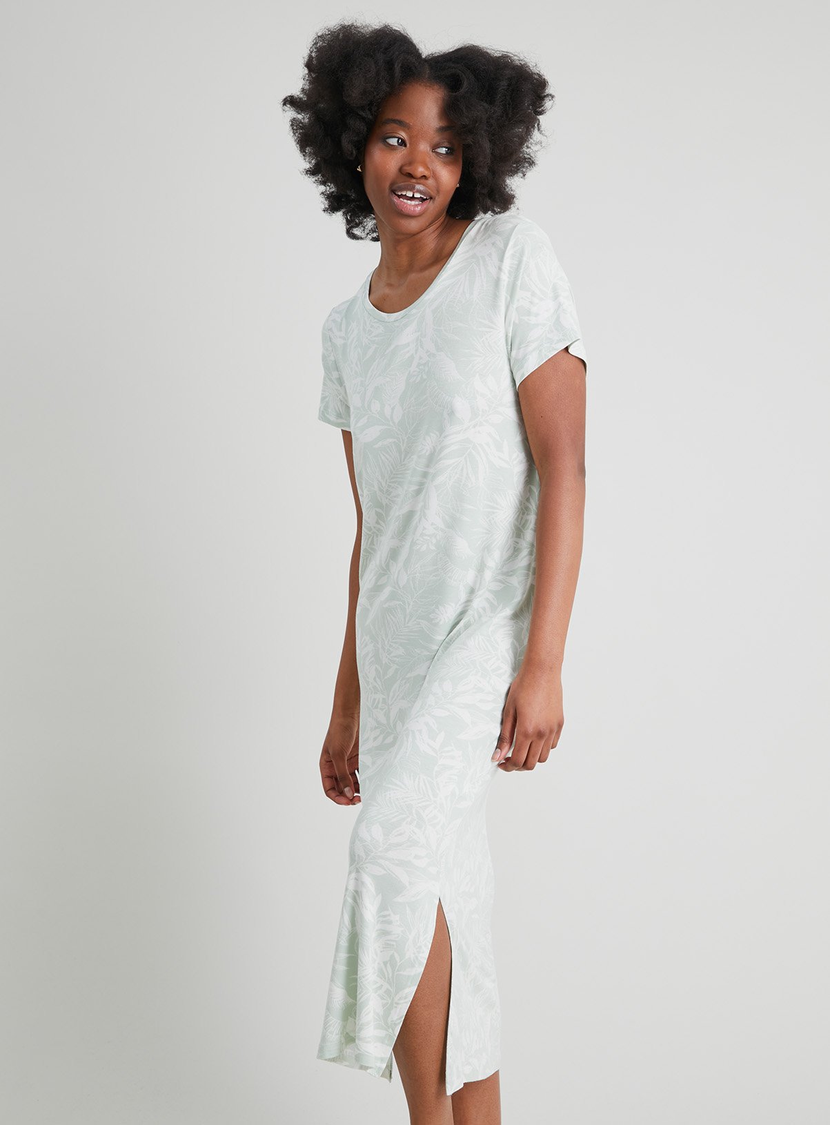 long sleeve maxi nightdress