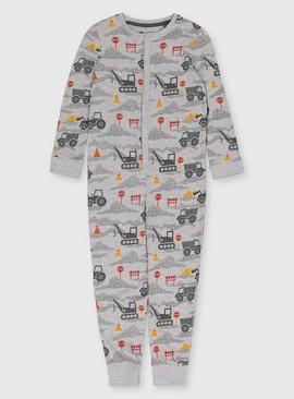Grey Tractor Print All-In-One