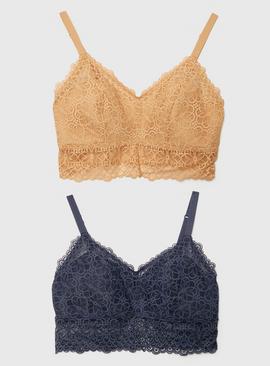 Assorted Recycled Lace Bralette 2 Pack