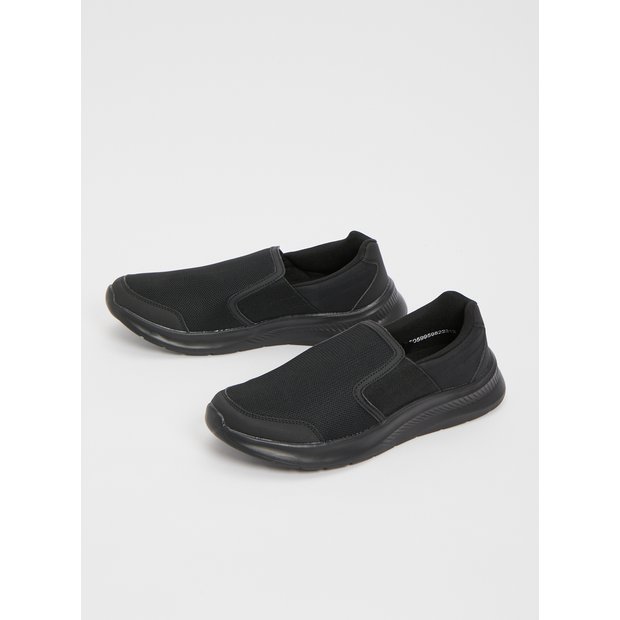 Buy Sole Comfort Black Mesh Slip On Shoes 7, Shoes