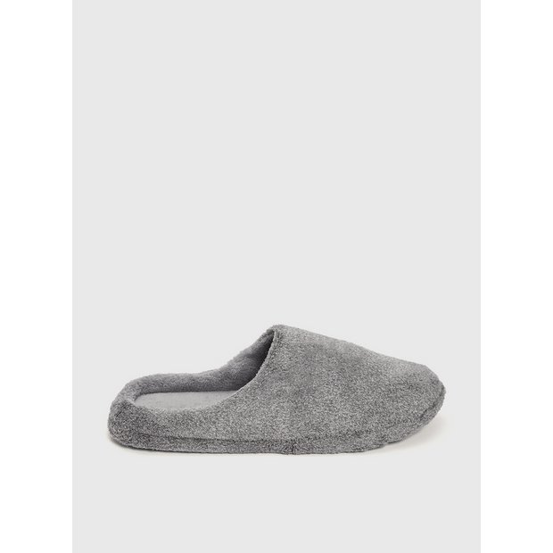 Mens sales grey slippers