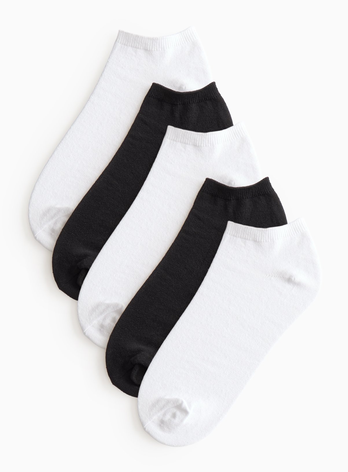 Plain Trainer Socks 5 Pack 4-8