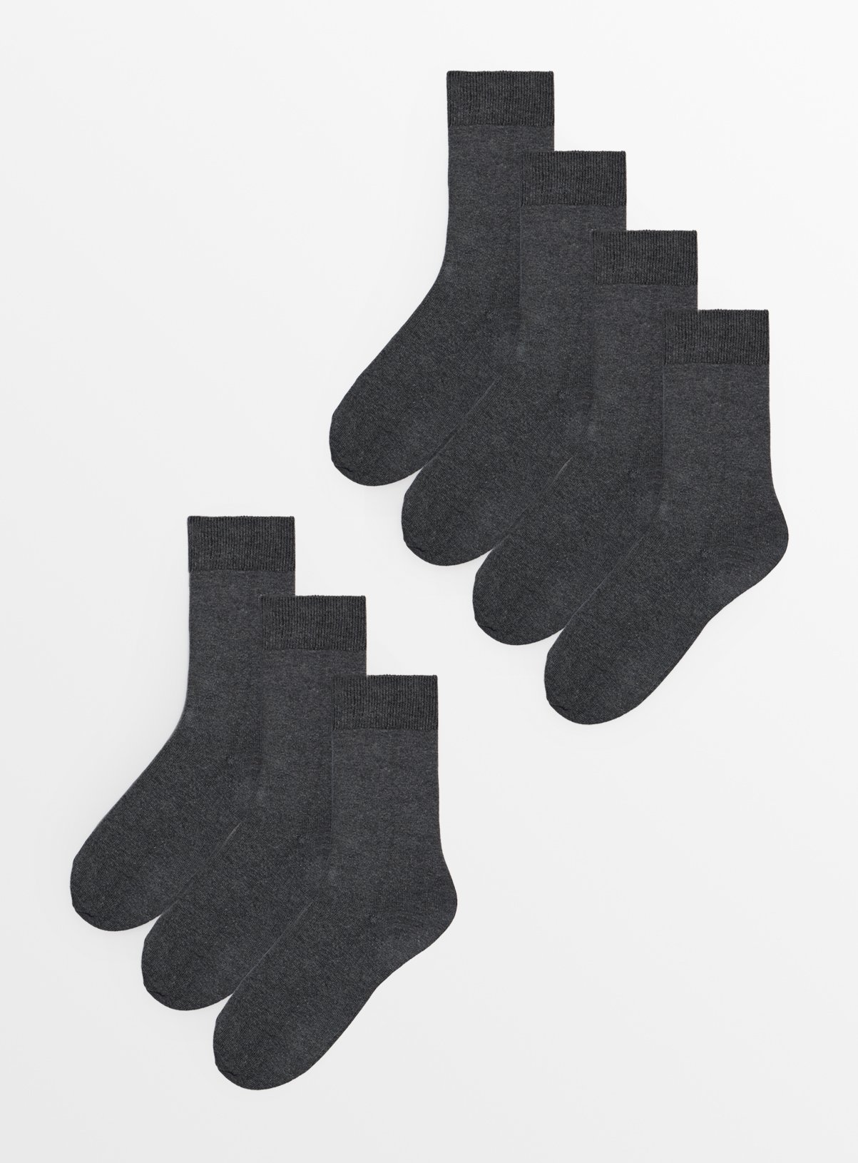 Charcoal Stay Fresh Socks 7 Pack