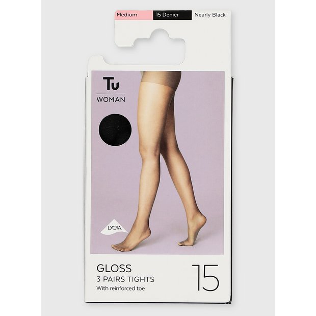 15 denier 2025 barely black tights