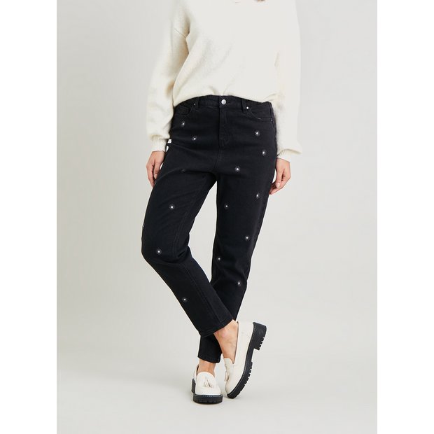 Black daisy sale jeans