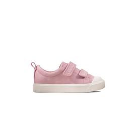 CLARKS City Bright Canvas Toddler Pink