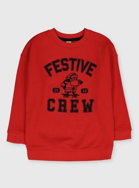 Christmas Kids Festive Crew Sweatshirt 