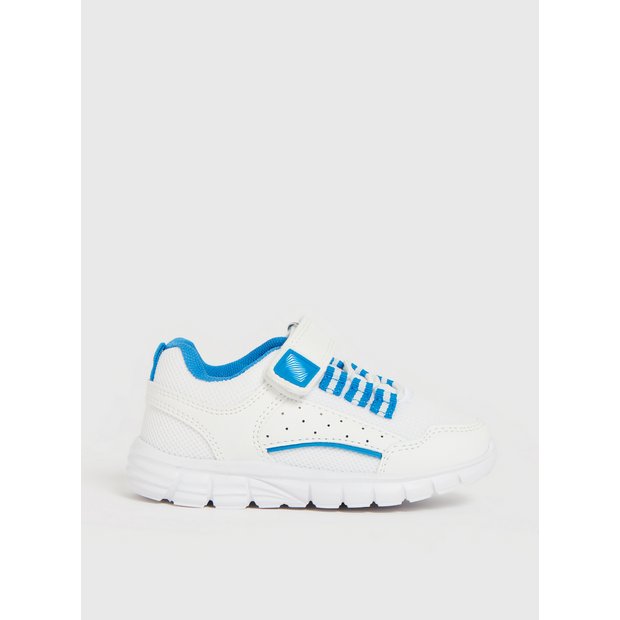 Buy White Blue Chunky Micro Fresh Trainers 10 Infant Trainers Tu