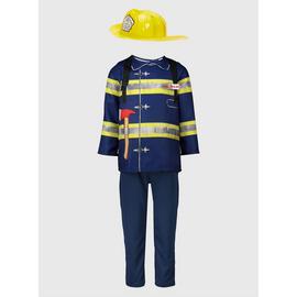Blue Fire Officer Costume Set 