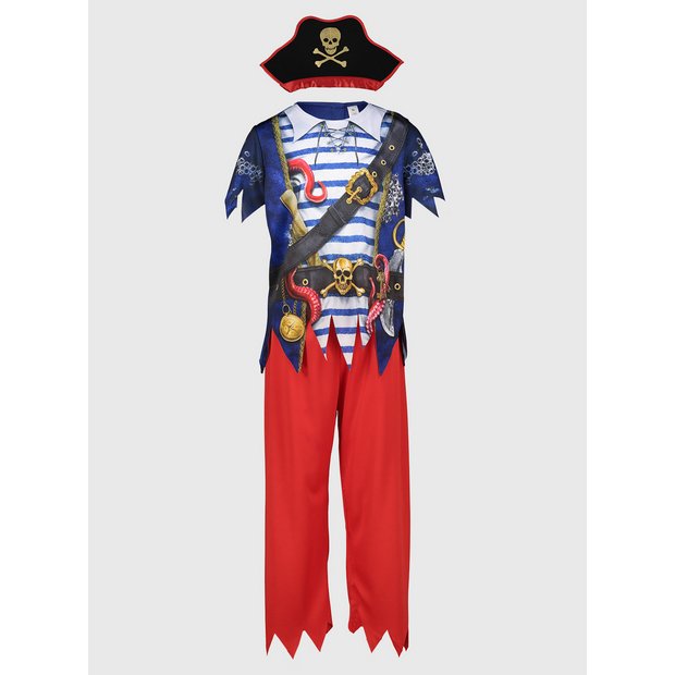 Childrens pirate shop costume asda