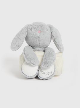 Born In 2023 Bunny Plush & Blanket - One Size