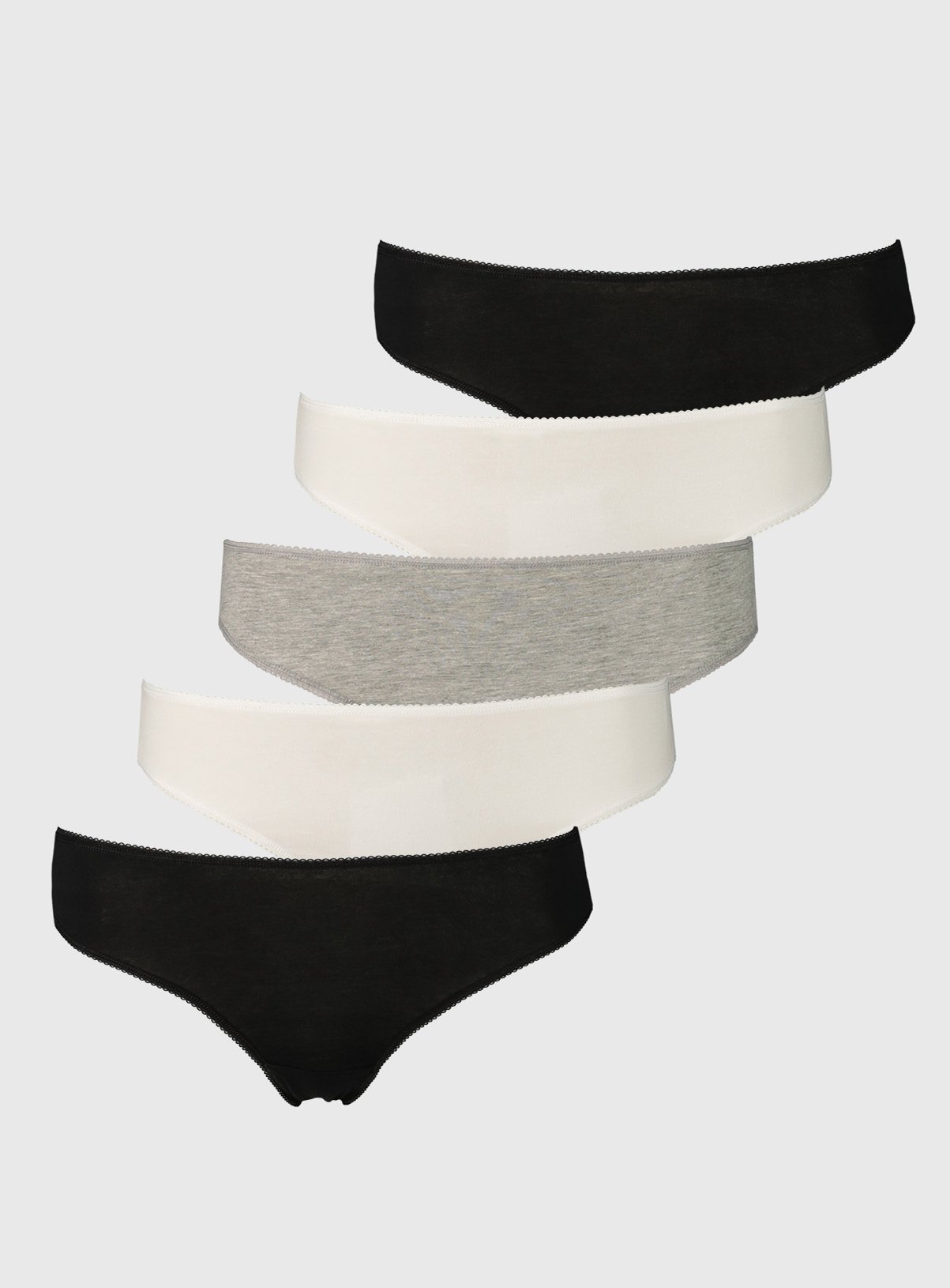 Mono Comfort Lace Brazilian Knickers 5 Pack 