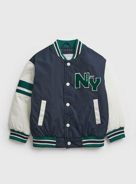 Navy Baseball Jacket