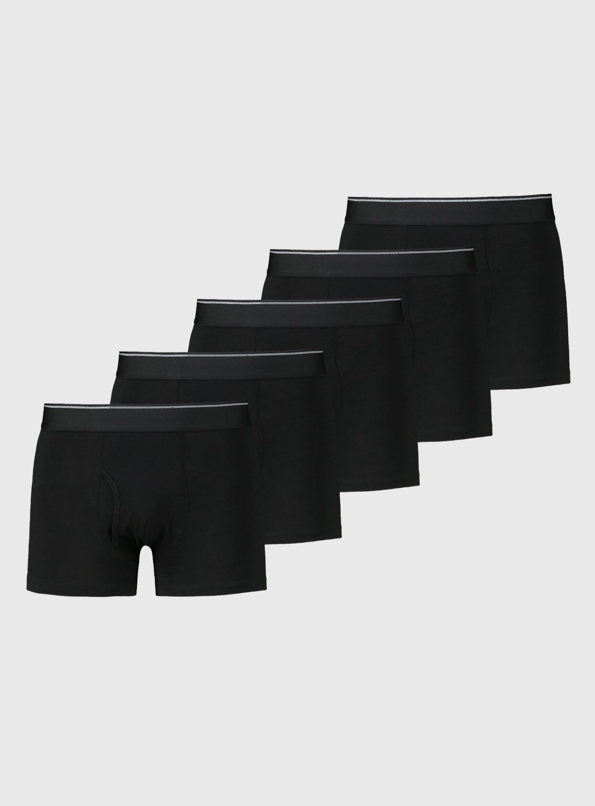 Black Trunks 5 Pack XS