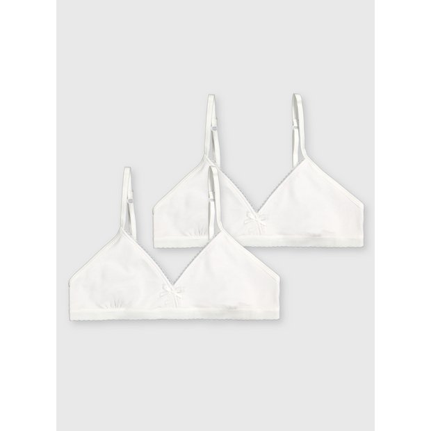 Buy White First Bra 2 Pack Size 30A Bra