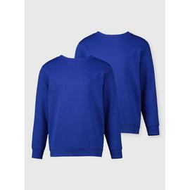 Blue Crew Neck Sweatshirt 2 Pack 