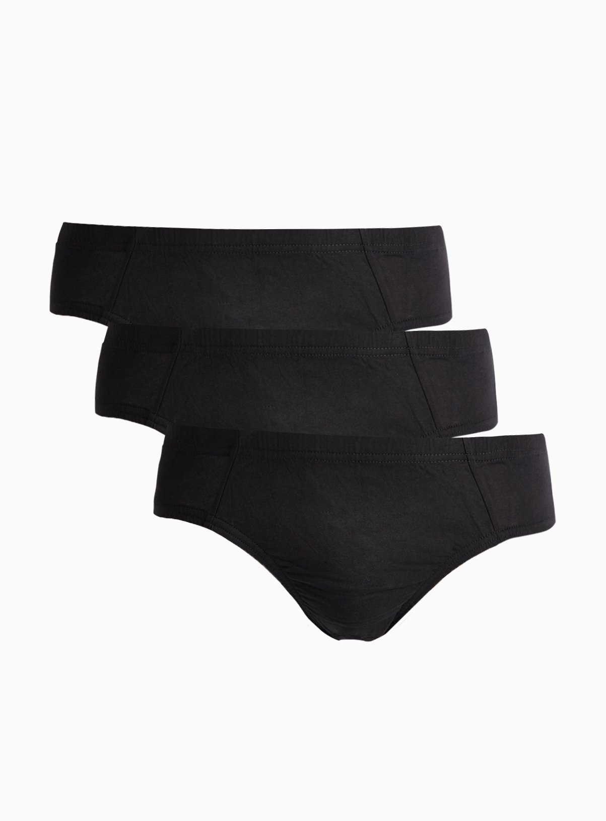 Black Briefs 3 Pack XXXXL